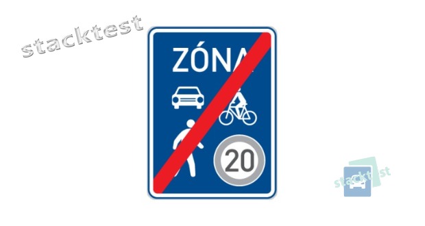 Co vyznačuje vyobrazená dopravní značka? 