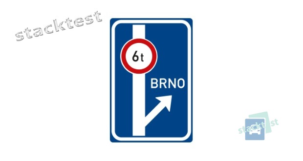 Značka informuje o zákazu vjezdu, který za nejbližší křižovatkou platí v přímém směru pro: