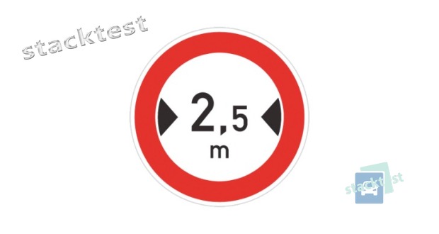 Tato dopravní značka zakazuje vjezd vozidel, jejichž: