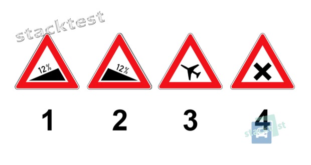 Která z uvedených dopravních značek se umisťuje před prudkým klesáním?