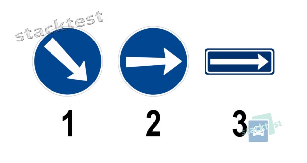 Která značka přikazuje objet překážku zprava?