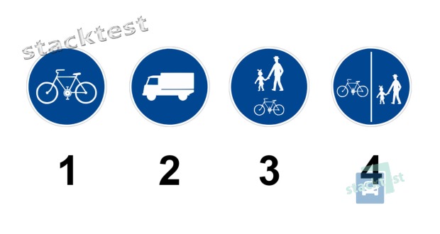 Které z uvedených značek zakazují jízdu řidičům motocyklů?