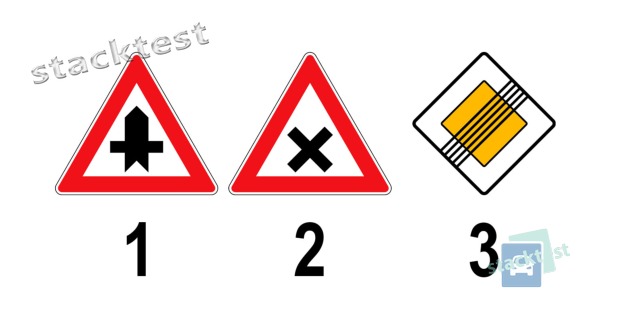 Která z vyobrazených dopravních značek neupravuje přednost?
