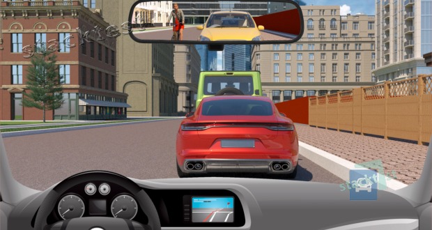 Jak může řidič snížit riziko střetu s projíždějícím cyklistou při vystupovaní z vozidla?