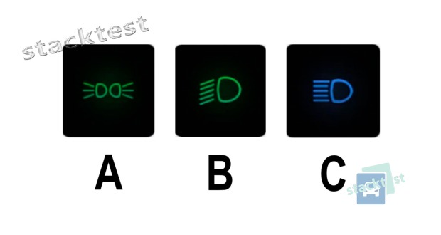 Který z uvedených sdělovačů informuje řidiče motorového vozidla o rozsvícených obrysových světlech? 