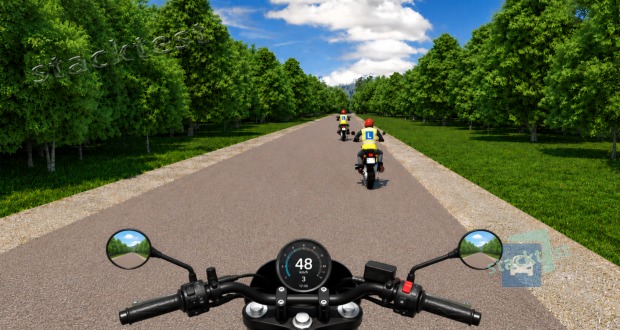 Jedete za dvěma motocykly, jejichž řidiči používají označení 'L' (autoškola). Je vzhledem k bezpečnosti silničního provozu vhodné se zařazovat při předjíždění mezi tato vozidla?