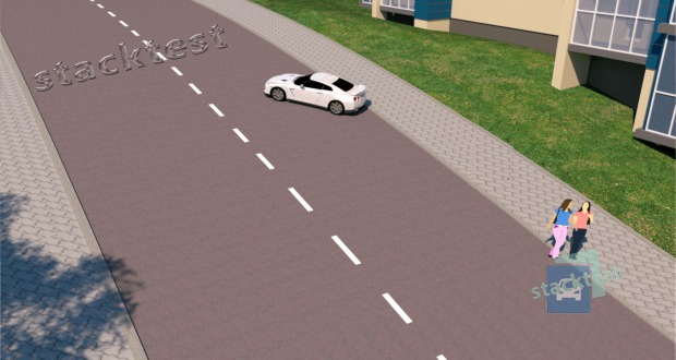 V obci smí řidič vozidla o celkové hmotnosti nepřevyšující 3 500 kg zastavit a stát kolmo, popřípadě šikmo k okraji pozemní komunikace jen:
