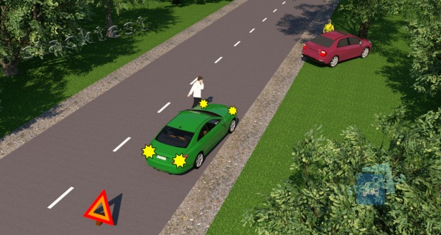 Dojde-li při dopravní nehodě k poškození životního prostředí, jsou účastníci dopravní nehody povinni: