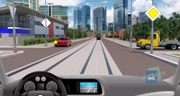 Smí se řidič vozidla z výhledu otočit do protisměru přes tramvajový pás?