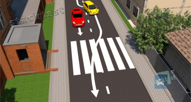 Může řidič motorového vozidla předjíždět bezprostředně před přechodem pro chodce, pokud dává znamení o změně směru jízdy?