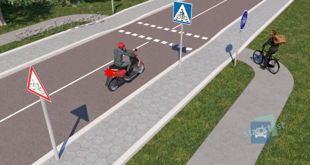 'Přejezd pro cyklisty':