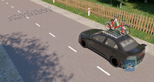 Při přepravě nákladu na střešním nosiči zavazadel: