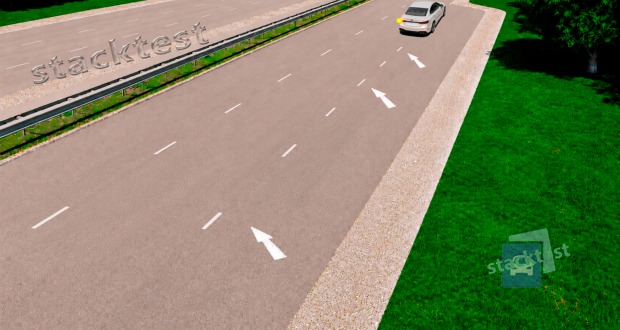 Zachoval se řidič vozidla z výhledu při zařazování do průběžného jízdního pruhu správně?