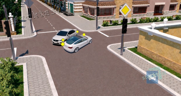 Dodrželi řidiči vozidel odbočující na křižovatce vlevo pravidla provozu?