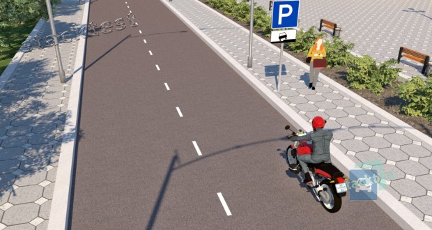 Koks didžiausias leistinas greitis gyvenvietėse motociklų vairuotojams?