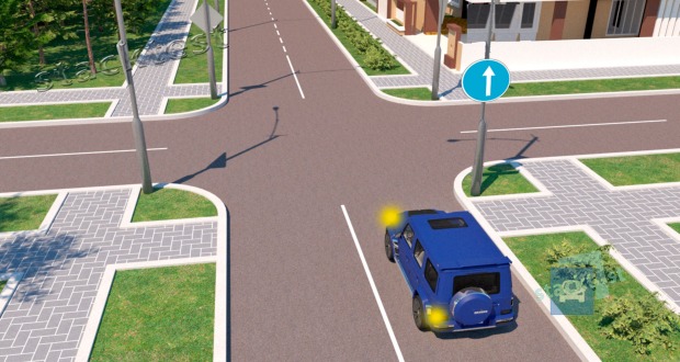 Ar leidžiama šioje situacijoje pasukti į kairę?
