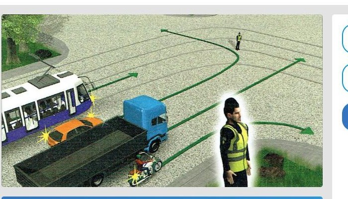 Kuru transportlīdzekļu vadītājiem atļauts braukt attēlotajā situācijā?