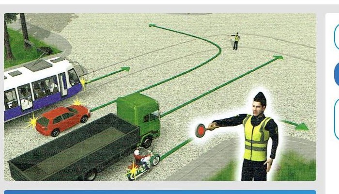 Kuru transportlīdzekļu vadītājiem atļauts braukt attēlotajā situācijā?