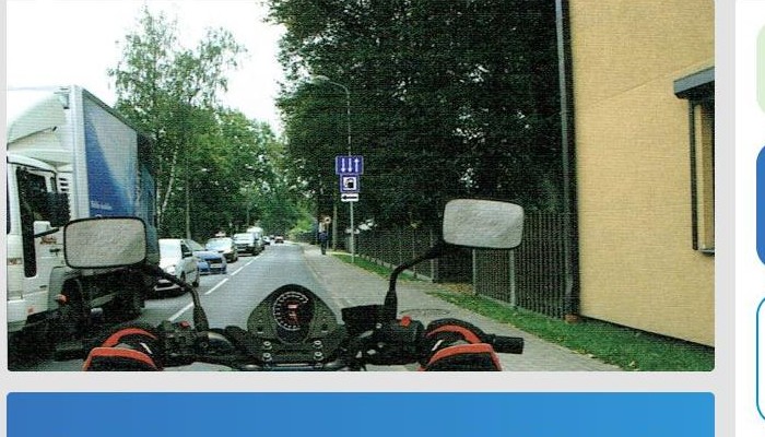Kāpēc būtu ieteicams samazināt braukšanas ātrumu attēlā redzamajā ceļa posmā?