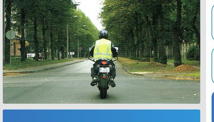 Kā var izmainīties motocikla vadība, turpinot ceļu pa bruģi?
