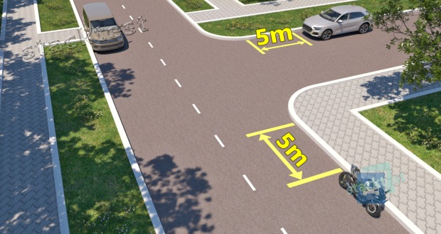 Kurš no vadītajiem pareizi novietojis transportlīdzekli stāvēšanai ārpus apdzīvotām vietām?