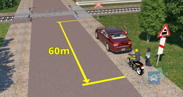 Kura transportlrdzekļa vadītājs ir apstājies pareizi?