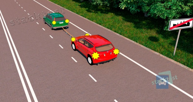 С какой максимальной скоростью разрешается буксировать автомобиль?