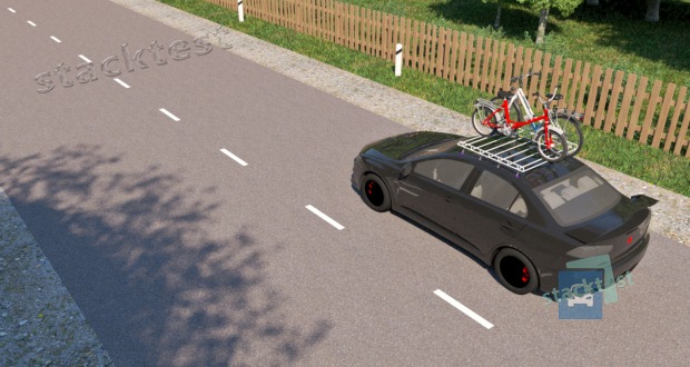 Vai atļauts parvadat kravu (velosipēdus) attelotaja veida?