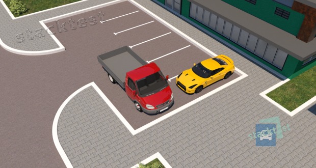 Vai automobiļa vadītajam stāvvietā atļauts šķērsot nepārtraukto ceļa apzīmējumu?