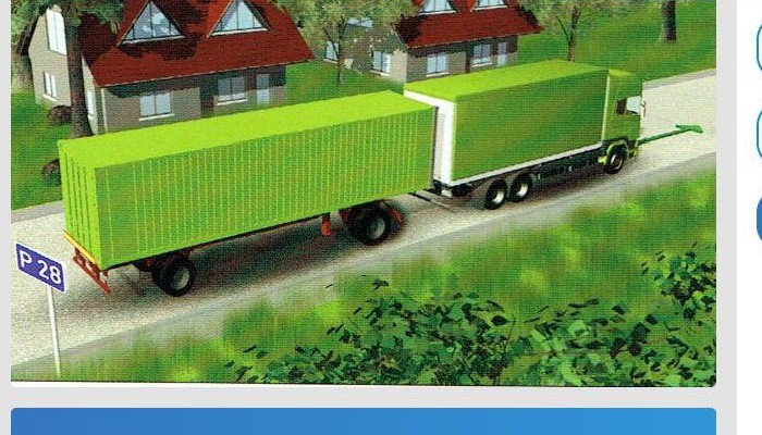 Kāda ir maksimāli pieļaujamā faktiskā masa attēlā redzamajam transportlīdzekļu sastāvam, lai braukšanai attēlotajā situācijā nebūtu jāsaņem atļauja?
