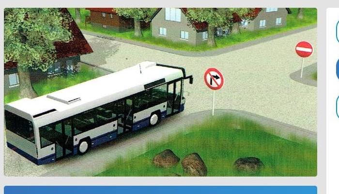 Kādos virzienos atļauts braukt pasažieru sabiedriskajam transportlīdzeklim?