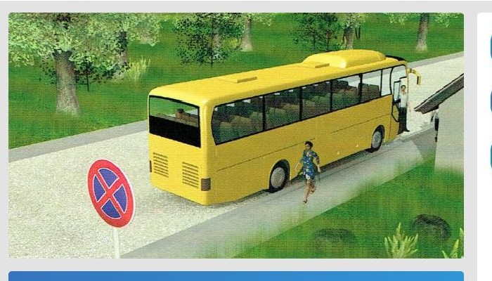 Разрешается ли водителю автобуса остановиться для высадки пассажиров в изображенной на рисунке ситуации?