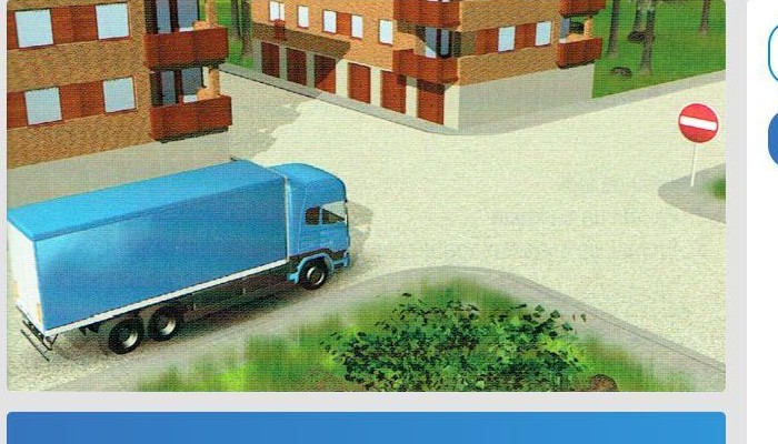 Vai kravas automobiļa vadītājam atļauts iebraukt attēlā redzamas ceļa zīmes apzīmētajā zonā, lai nogādātu kravu klientam?