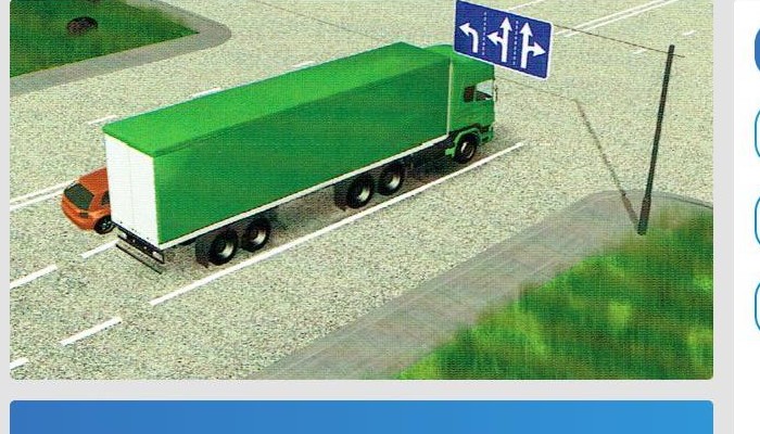 Kādos virzienos atļauts braukt transportlīdzekļa sastāva vadītājam ārpus apdzīvotām vietām?