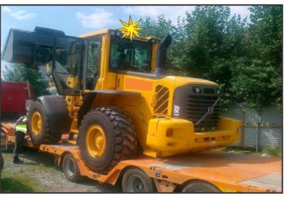 Transportarea cu semiremorca-platformă, pe drumul public a excavatorului, lăți-mea de gabarit a căruia este de 3,5 m, poate fi efectuată în următoarele condiții: