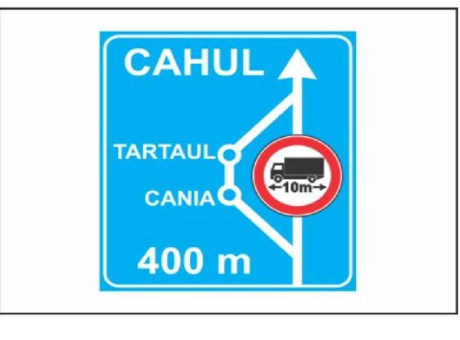 Din care motive conducătorului ansamblului de vehicule, ce are o lungime (cu sau fără încărcătură) mai mare decât cea menționată pe indicator, îi este indicat să se deplaseze pe itinerarul de ocolire?