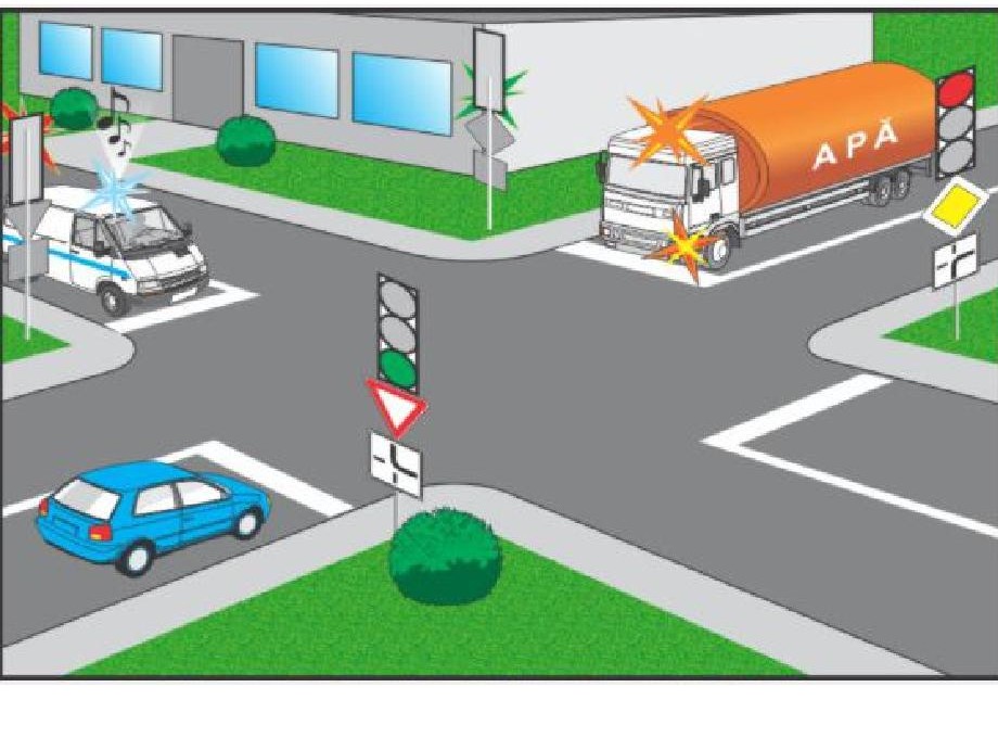 Având intenţia de a se deplasa înainte, conducătorul autoturismului trebuie: