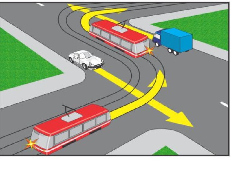 Care din conducătorii automobilelor este obligat să cedeze trecerea tramvaiului?