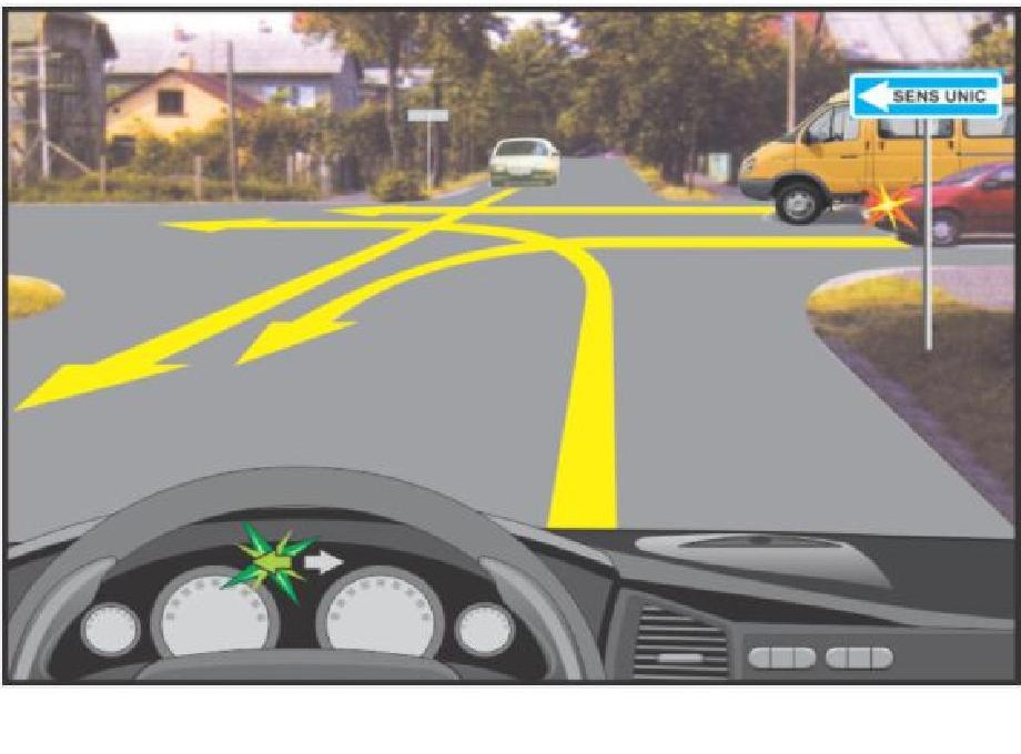 Aflându-vă la volanul automobilului şi având intenţia să viraţi la stânga veţi: