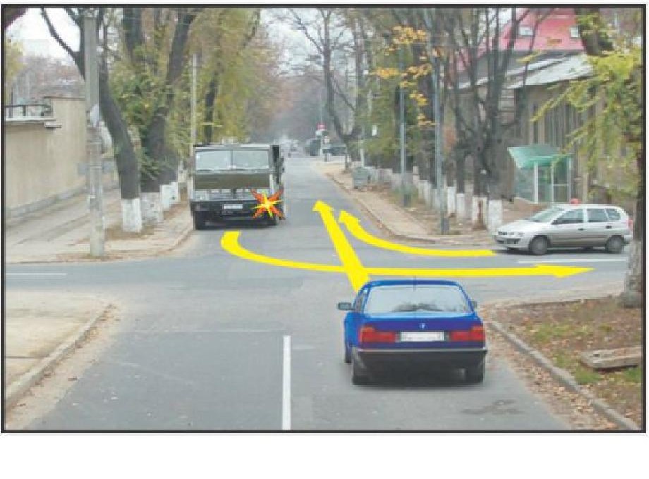 Primul va traversa intersecţia: