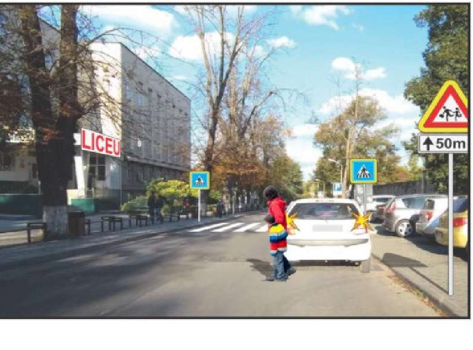 În situația dată, însoțind copilul până la liceu, mama trebuie: