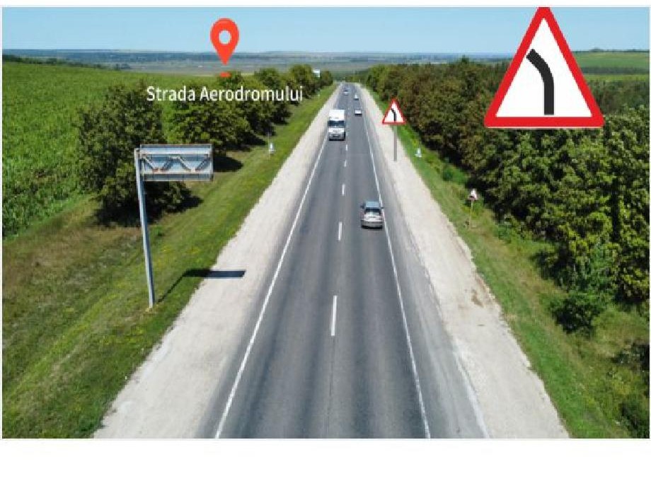 La ce distanţă, înaintea sectorului de drum periculos, se instalează în afara localităţi, pe sectoarele de drum pe care limita maximă admisibilă a vitezei de deplasare depăşeşte 50 km/h, indicatoarele rutiere de avertizare din imagine?
