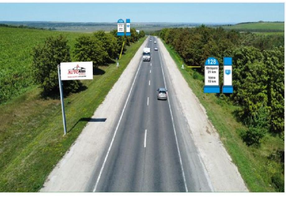 Acest stâlp kilometric este instalat: