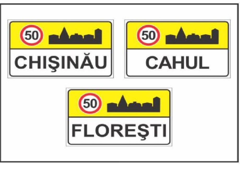 Precizaţi dacă se permite în localităţile la intrările în care sunt instalate indicatoarele «Intrare în localitate», deplasarea cu o viteză ce depăşeşte 50 km/h?