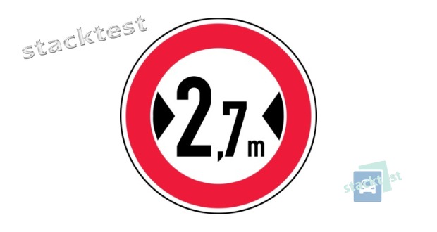 Attēlotā ceļa zīme aizliedz: