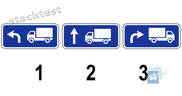 Šīs ceļa zīmes norāda: