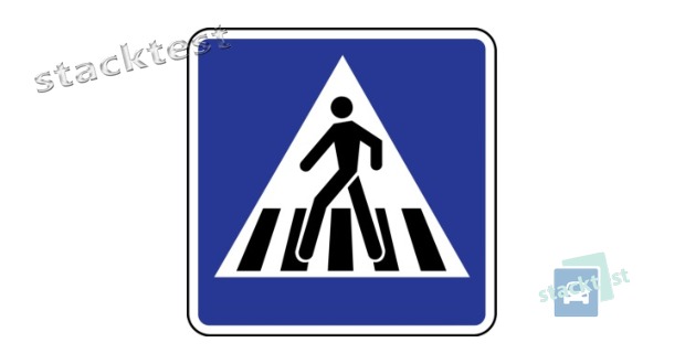 Kādas prasības attiecas uz gājēju pāreju, kas apzīmēta ar šo zīmi?