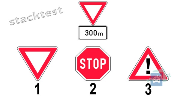 Ce semn rutier este instalat la cea mai apropiată intersecție după semnul cedează trecerea cu plăcuța indicată?