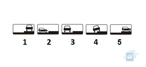 Care dintre plăcuțele prezentate permite staționarea tuturor vehiculelor în modul indicat pe ea?