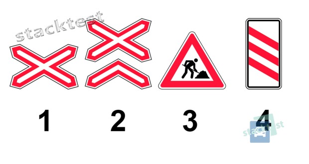 Kura(s) no attēlotajam ceļa zīmēm ir uzstādīta tieši pirms bīstama ceļa posma?